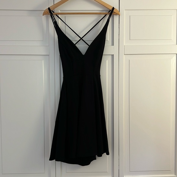 believe in love black backless skater dress Lulus | Dresses | Believe In Love Black Backless Skater Dress